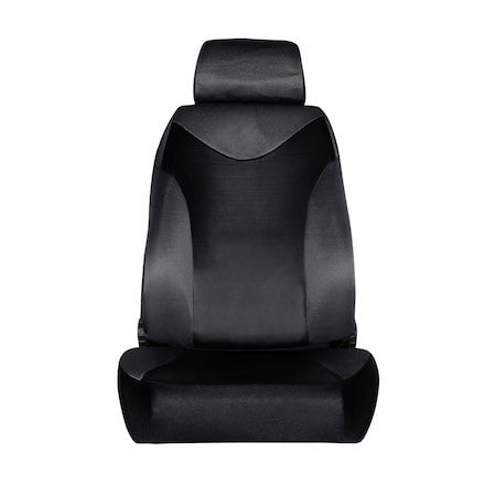 Pilot Carbon Black, Gray Low Back Seat Cover, Pk2 SC-558-2